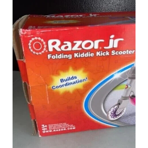 Razor Jr. Folding Kiddie Kick Scooter - Pink - NEW OPEN BOX - Picture 2 of 4